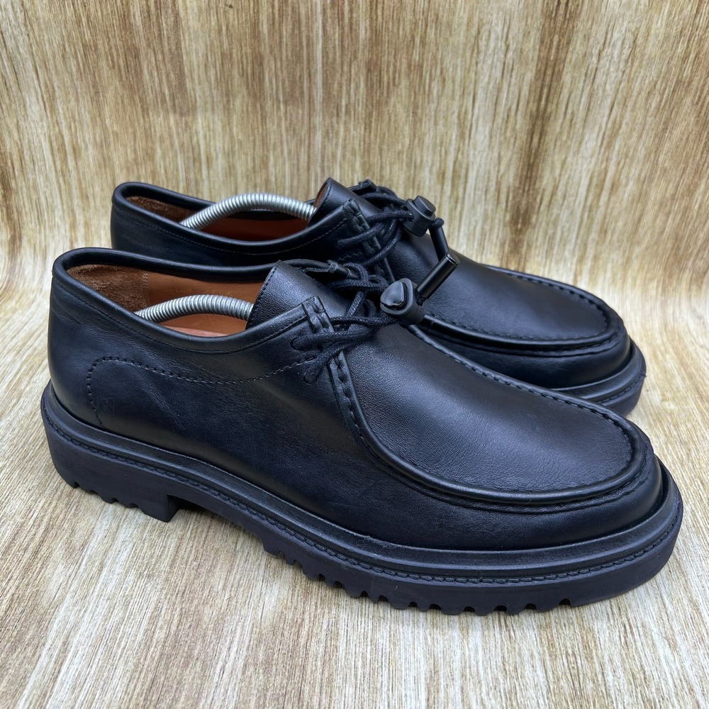 Beckett Simonon Camden Derby Men's Size 12 Moc Toe Shoes Black Leather